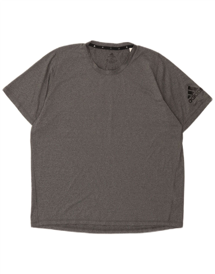 Adidas Hombre Aeroready Camiseta Top XL Gris Poliéster