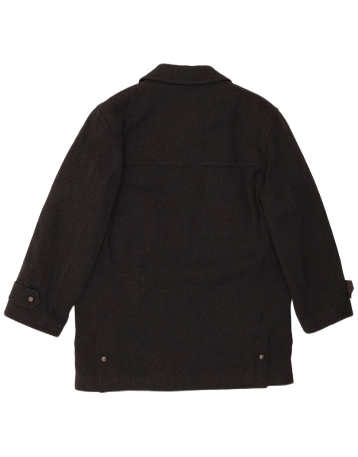 Overland Abrigo para hombre UK 38 Lana gris medio
