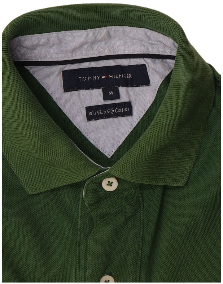 Polo Tommy Hilfiger Hombre Algodón Verde Medio