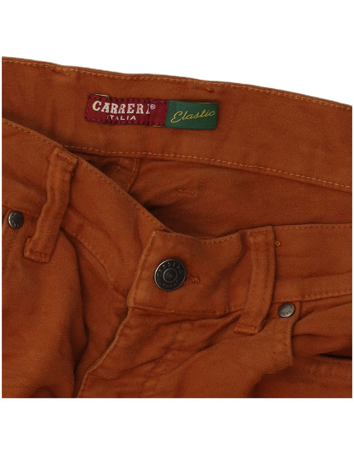 CARRERA Pantalones casuales elásticos delgados para hombre W36 L34 Marrón