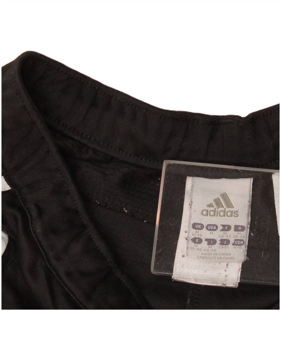 Adidas Pantalones de chándal gráficos para mujer UK 12/14 Mediano Negro Poliéster