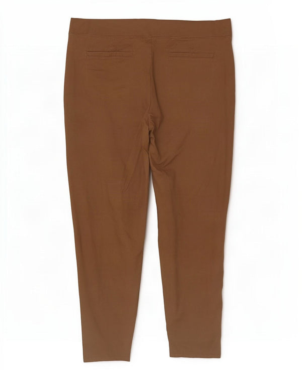 Lee Jeans Jegging Cortos para Mujer UK 20 W42 L20 Algodón Marrón