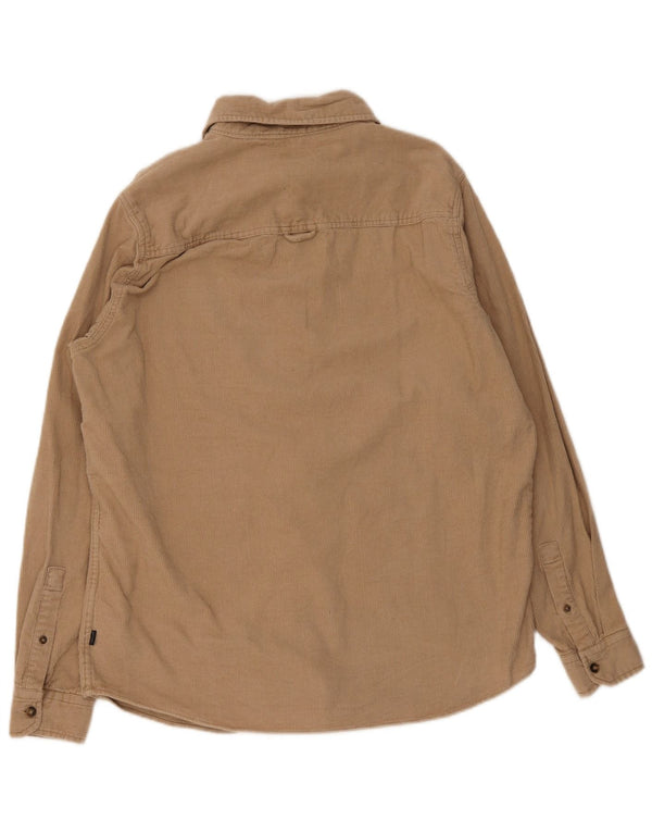 Camisa De Pana Rip Curl Hombre Algodón Beige Medio