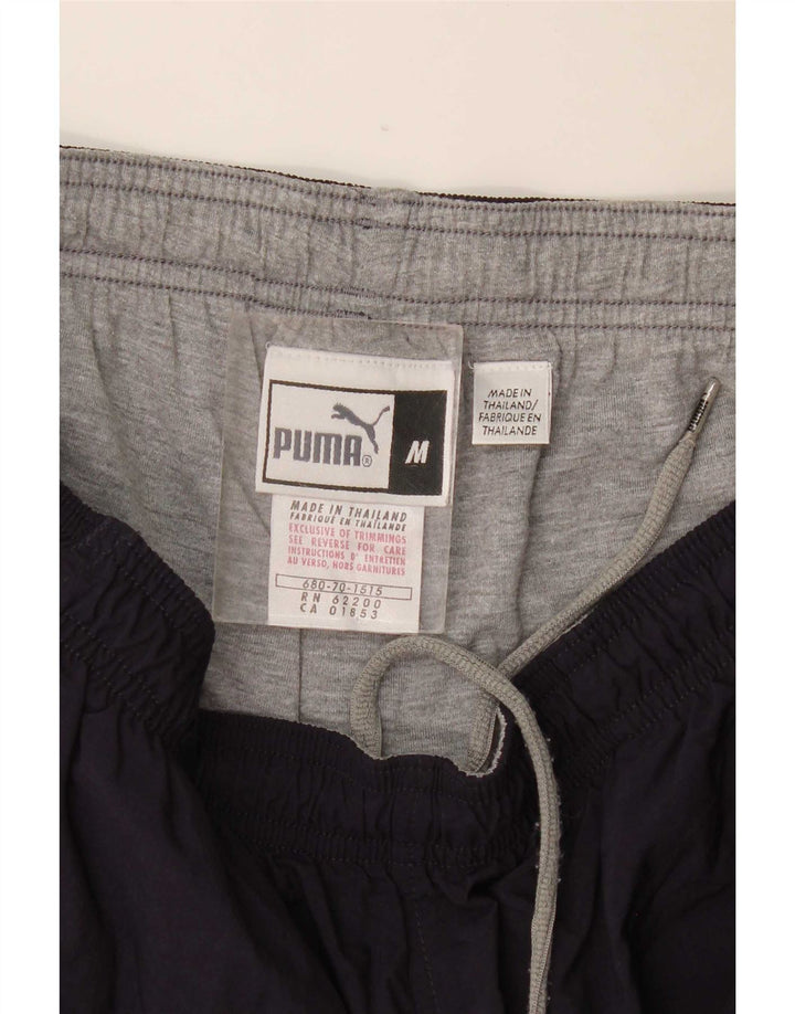 Pantalones cortos deportivos Puma Cargo para hombre, nailon azul marino mediano