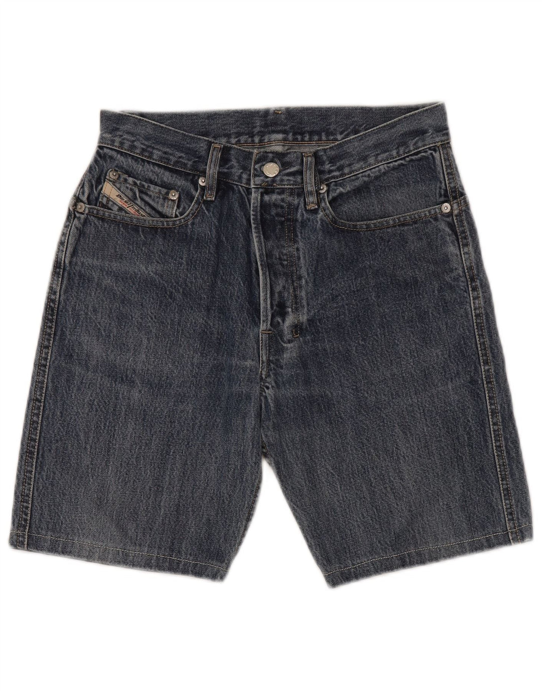 DIESEL Shorts Vaqueros Hombre W29 Small Azul Algodón