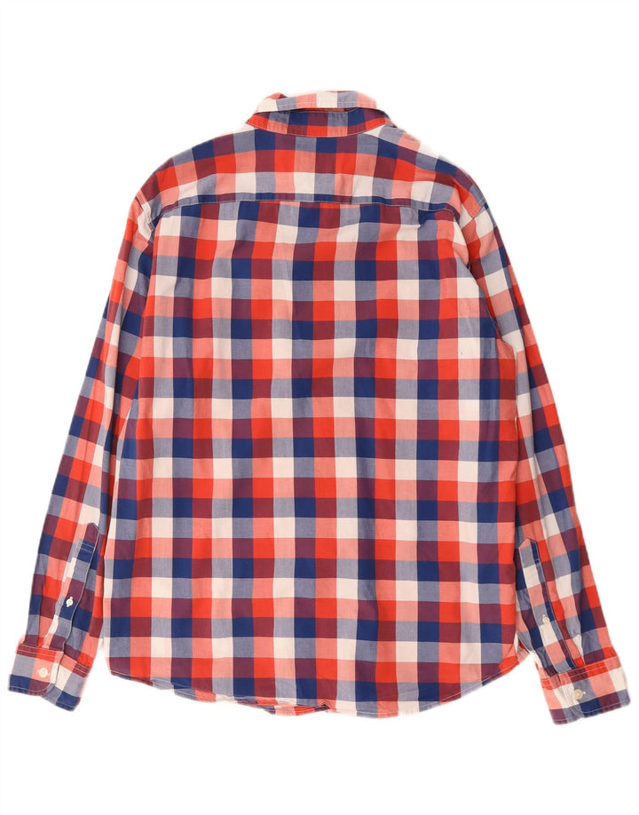 Abercrombie & Fitch Camisa Hombre XL Algodón Vichy Multicolor