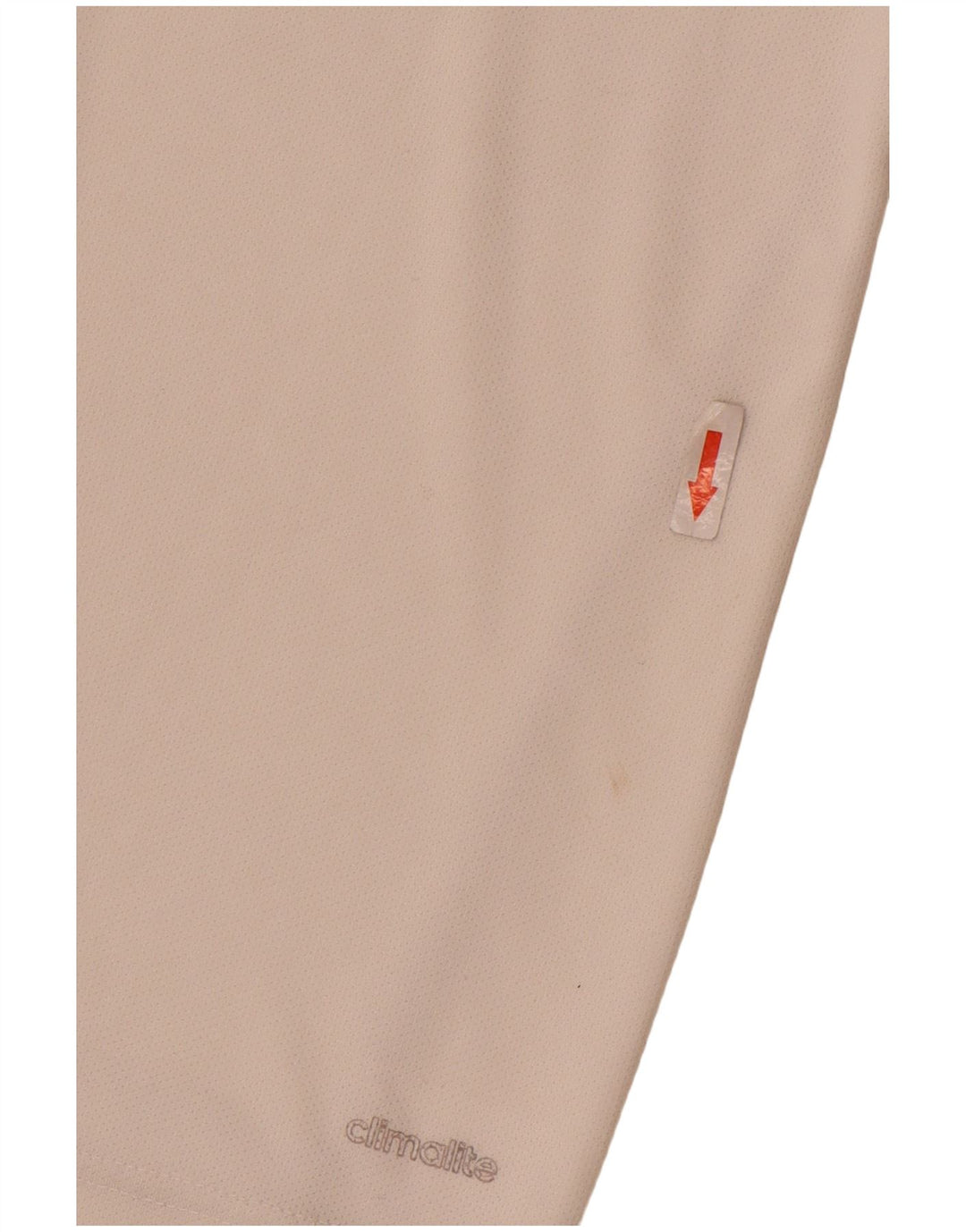 Adidas Mens Climalite Camiseta Top Pequeño Blanco Poliéster