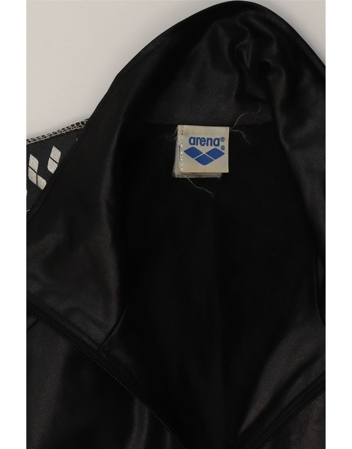 Arena Hombre Graphic Chándal Top Chaqueta XL Poliéster Negro