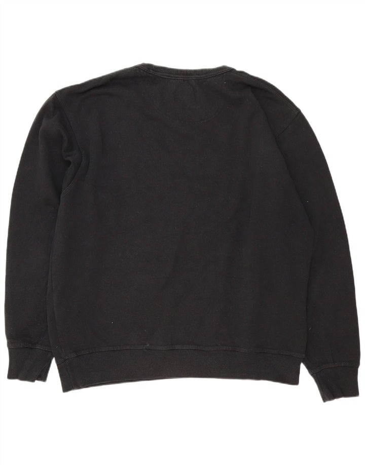 Champion Sudadera Jumper para hombre Large Black Cotton