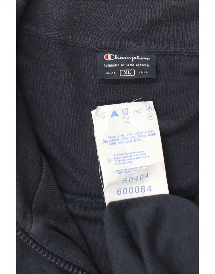Champion Chaqueta De Chándal Para Hombre XL Algodón Azul Marino