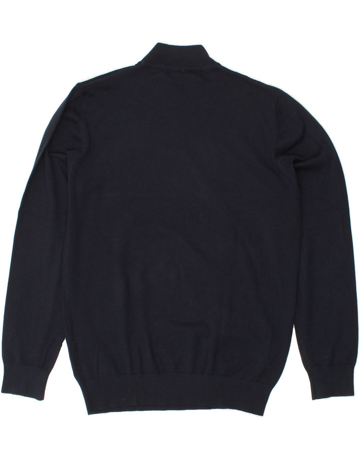BACI & ABBRACCI Womens Turtle Neck Jumper Sweater UK 18 XL Navy Blue Vintage BACI & ABBRACCI and Second-Hand BACI & ABBRACCI from Messina Hembry 