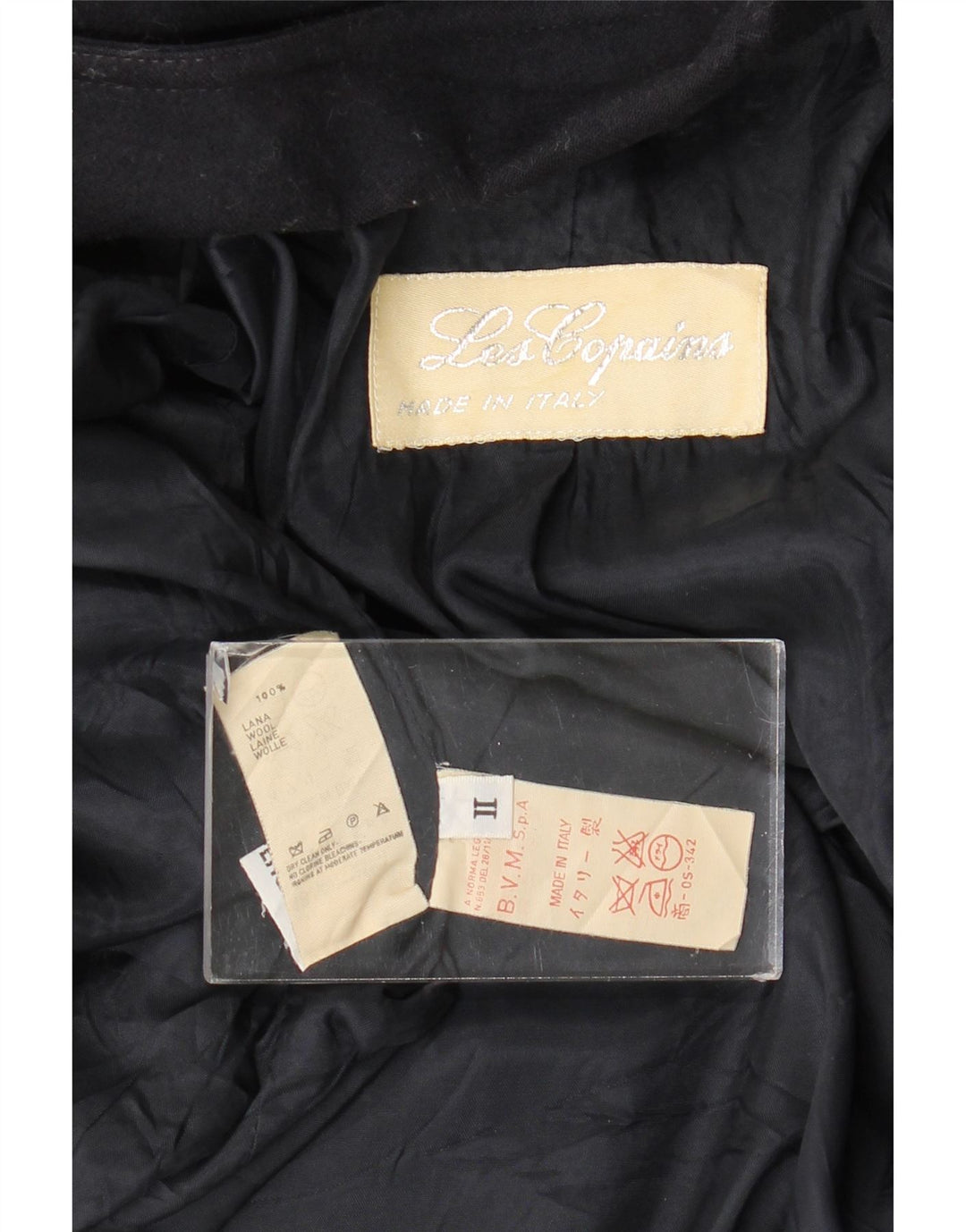 Les Copains Chaqueta tipo blazer con doble botonadura para mujer UK 44 Azul marino mediano