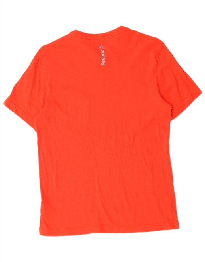 Reebok Camiseta gráfica para hombre Top Small Red Cotton