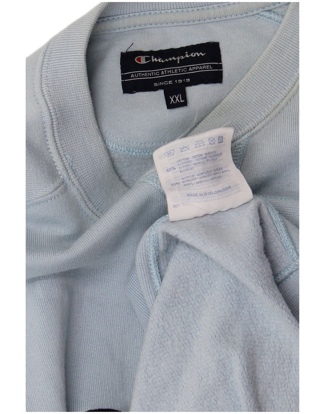Champion Sudadera Gráfica para Hombre Jersey 2XL Algodón Azul