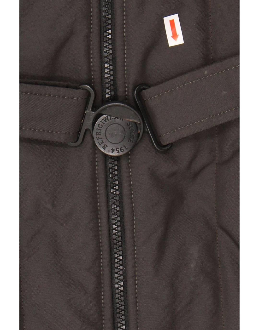 Refrigiwear Abrigo acolchado con capucha para mujer IT 46 Large Khaki Nylon