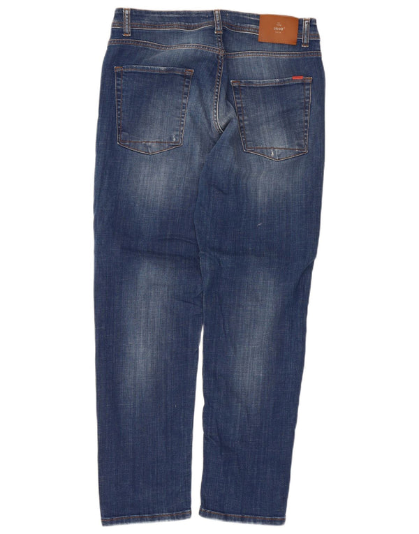 Jeans Liu Jo Hombre Fred Tapered W32 L27 Algodón Azul