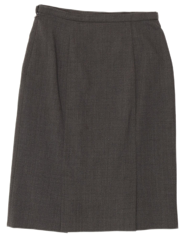 Falda lápiz para mujer Penny Black UK 10 Small W26 Poliéster gris
