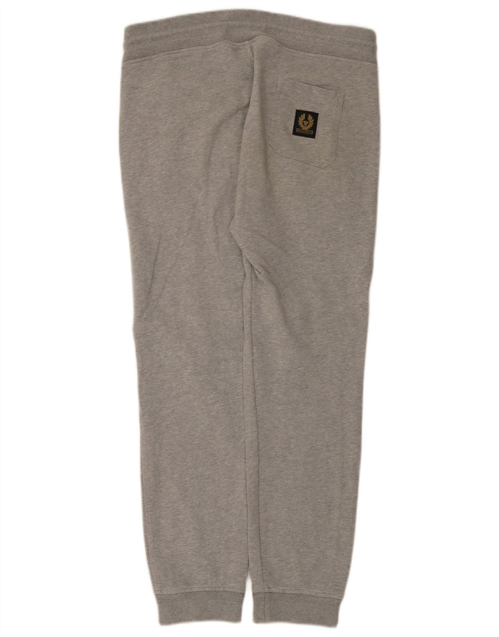 Belstaff Pantalones De Chándal Para Hombre Joggers Small Gris Algodón