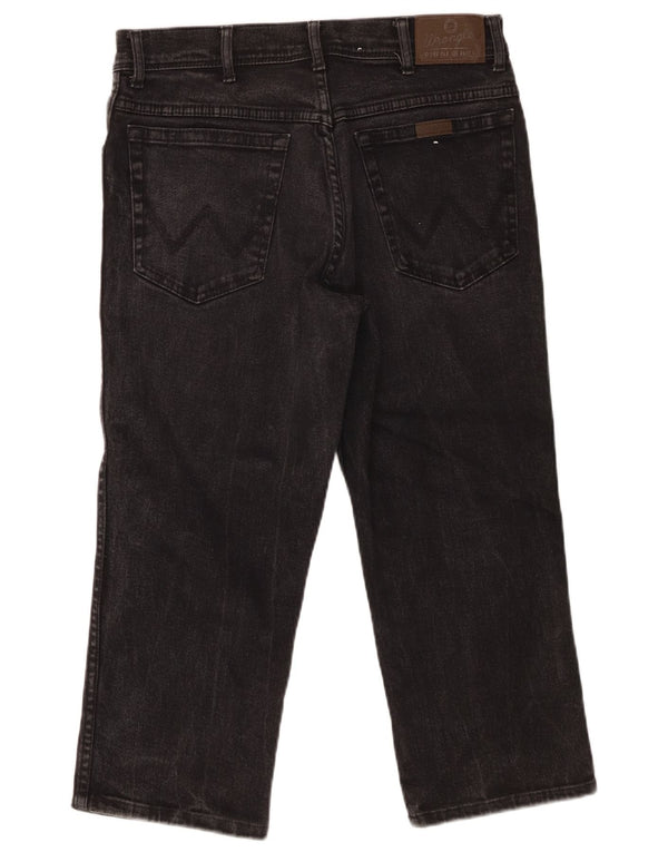 Wrangler Vaqueros Capri Regular Fit para Hombre W34 L22 Algodón Negro