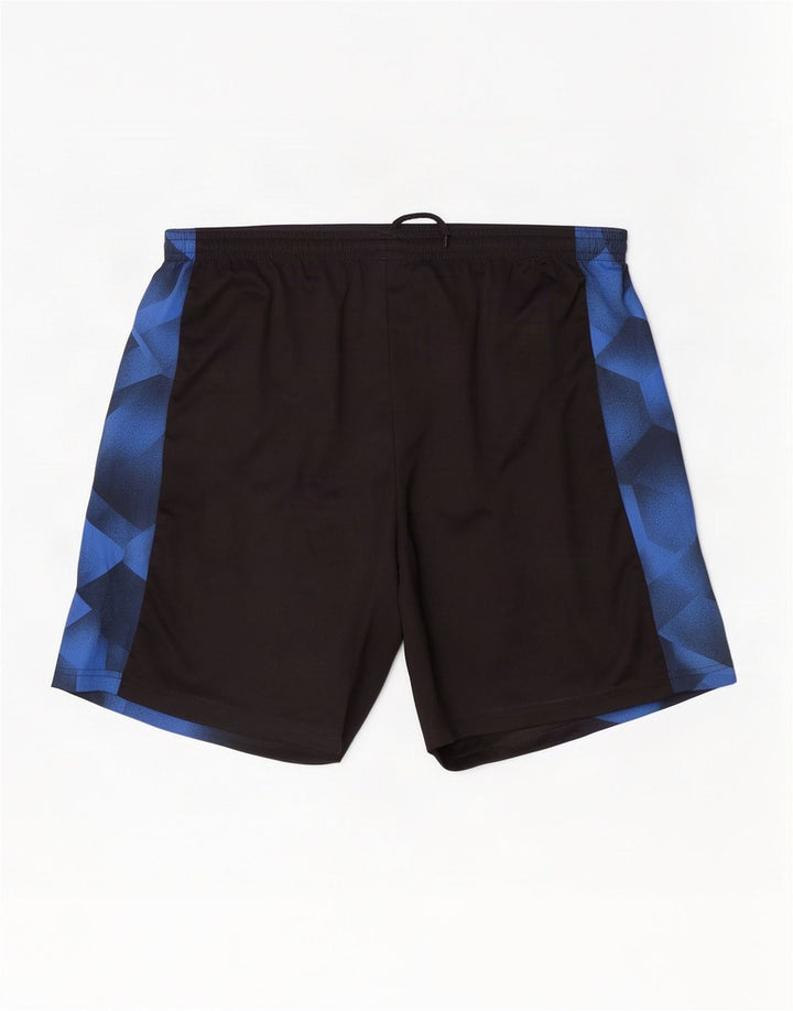 Adidas Mens Climalite Sport Shorts Medio Negro Geométrico Poliéster