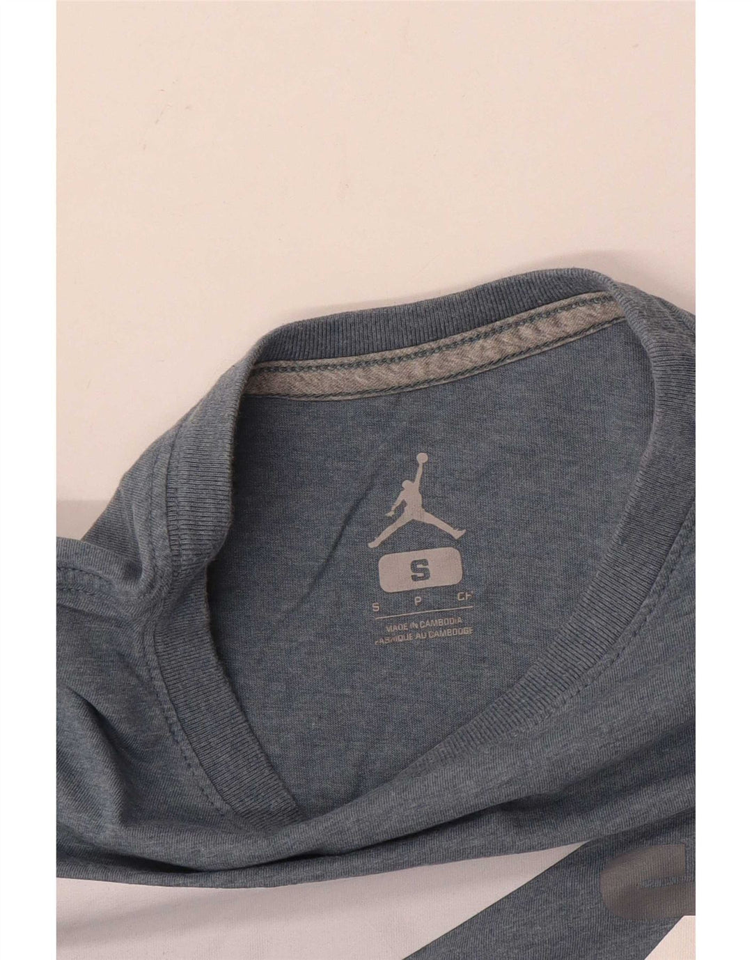 Jordan - Camiseta gráfica para hombre, talla pequeña, gris