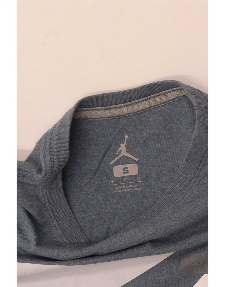 Jordan - Camiseta gráfica para hombre, talla pequeña, gris