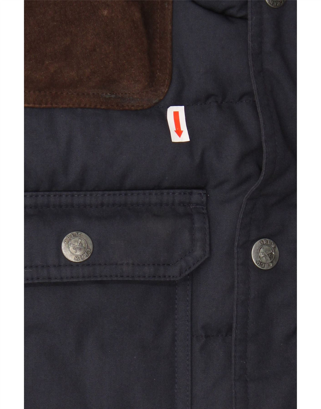 Crew Clothing Chaleco acolchado para hombre UK 38 Medio Azul marino Poliéster