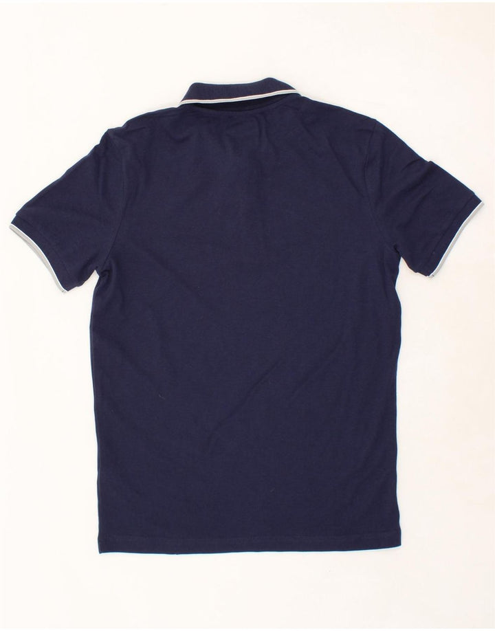 KAPPA Mens Polo Shirt Medium Navy Blue Cotton Vintage Kappa and Second-Hand Kappa from Messina Hembry 