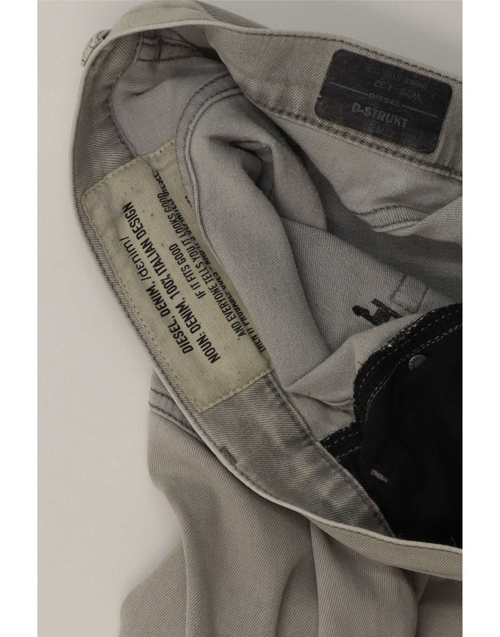 Diesel Hombre D-Strukt Slim Jeans W29 L32 Gris
