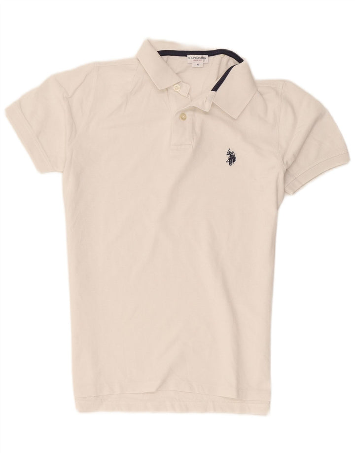 Asociación de Polo de EE. UU. Camisa Hombre Mediana Blanca