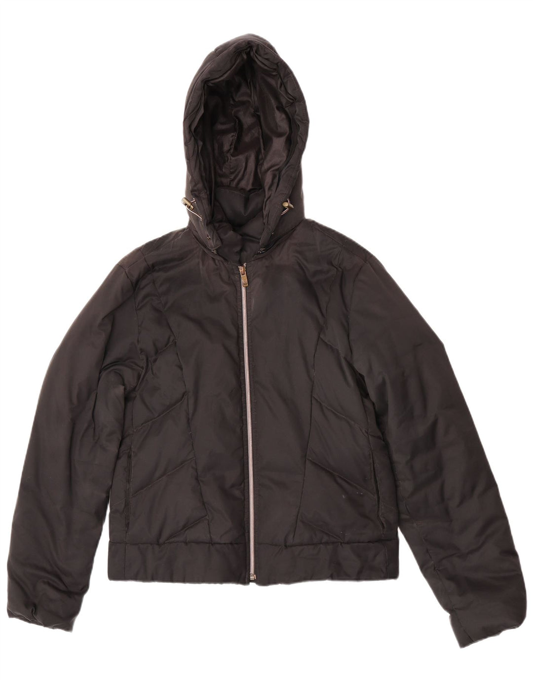 Ciesse Piumini Chaqueta acolchada con capucha para mujer IT 46 Large Poliéster negro