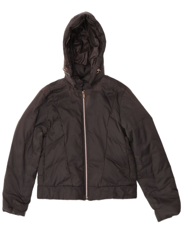 Ciesse Piumini Chaqueta acolchada con capucha para mujer IT 46 Large Poliéster negro