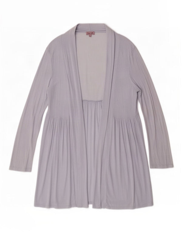 Phase Eight Cárdigan largo para mujer UK 40 Viscosa azul medio