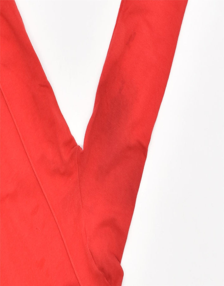 CHAMPION Womens Zip Hoodie Sweater UK 10 Small Red Cotton | Vintage | Thrift | Second-Hand | Used Clothing | Messina Hembry 