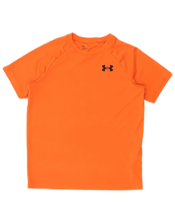 UNDER ARMOUR Camiseta para niño Top 11-12 años Grande Naranja Poliéster