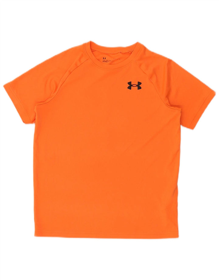 UNDER ARMOUR Camiseta para niño Top 11-12 años Grande Naranja Poliéster