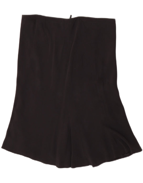 Alexander Mcqueen Falda Acampanada para Mujer IT 46 Grande W34 L25 Negro Clásico