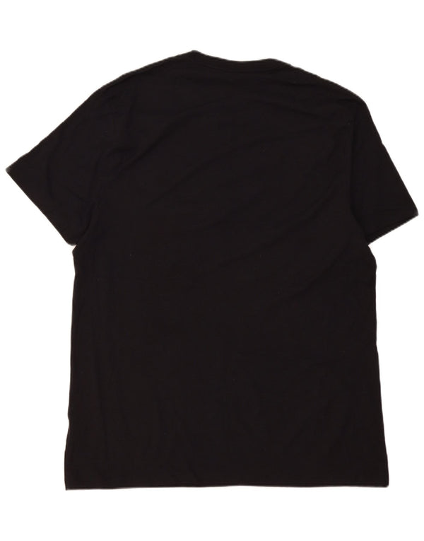 Dkny Camiseta gráfica para hombre Top XL Algodón negro