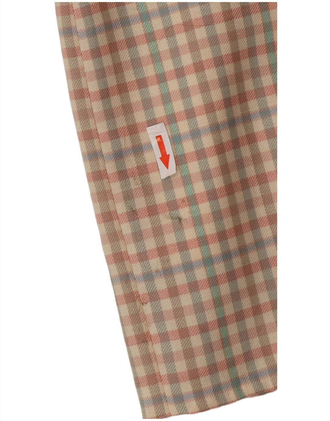 Minifalda vintage para mujer IT 42 Mediana W26 Lana Gingham multicolor