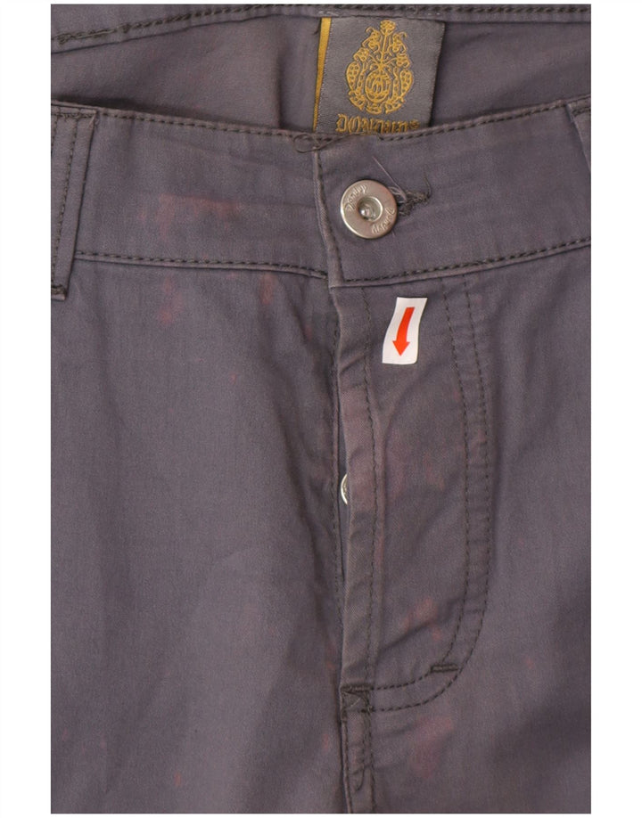 DONDUP Pantalones informales ajustados para hombre W38 L34 Algodón gris