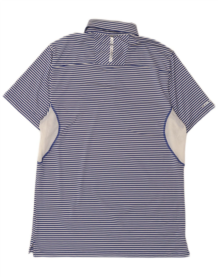 Under Armour Polo Heat Gear para hombre Poliéster a rayas azul medio