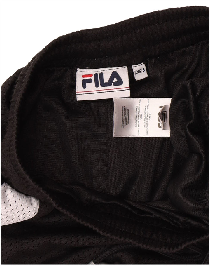 Fila Shorts deportivos para mujer UK 2 2XS Poliéster negro