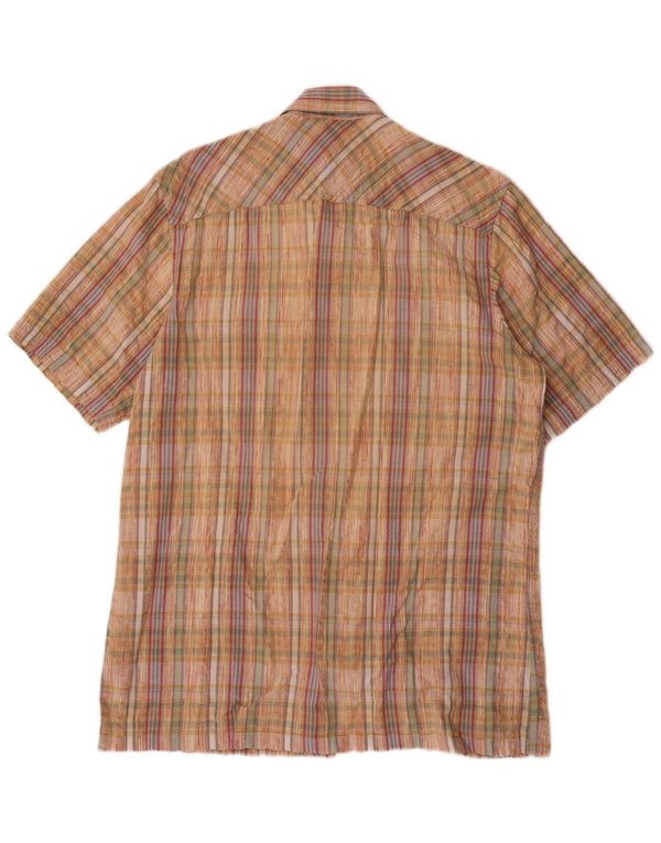 TIMBERLAND Camisa Manga Corta Hombre Medium Multicolor Check Cotton