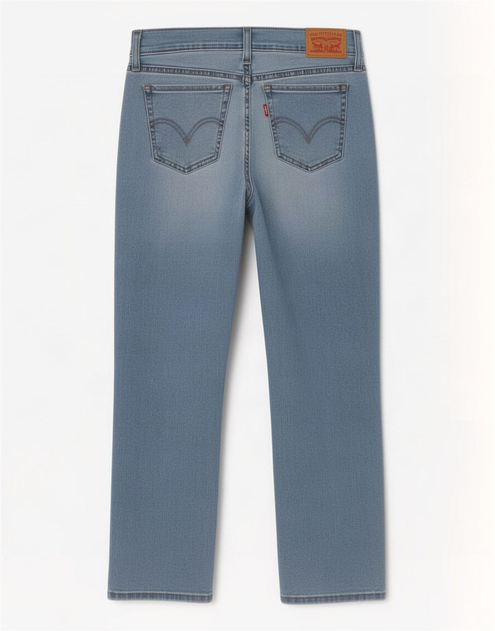 Vaqueros Levi's Mujer Cropped W25 L23 Algodón Azul