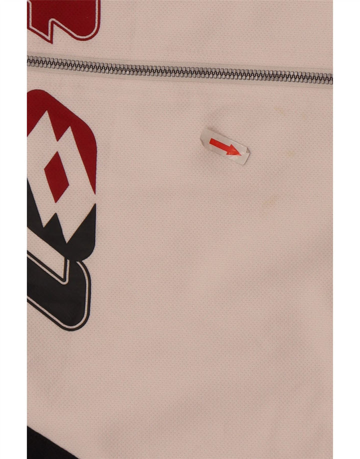 Lotto Chándal completo con gráfico para hombre 2XL Poliéster con bloques de color blanco