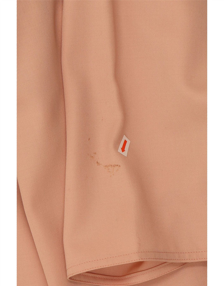 Fendi Chaqueta Americana Abierta Extragrande IT 44 Lana Rosa Mediana