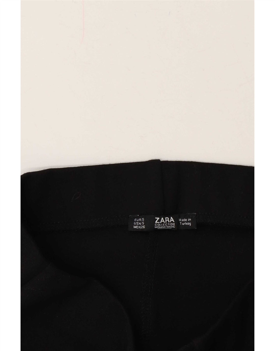 Zara Mujer Falda Lápiz Pequeña W26 Negro