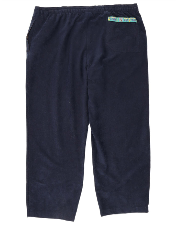 Great Escapes Pantalón Chándal De Terciopelo Hombre XL Azul Marino Poliéster