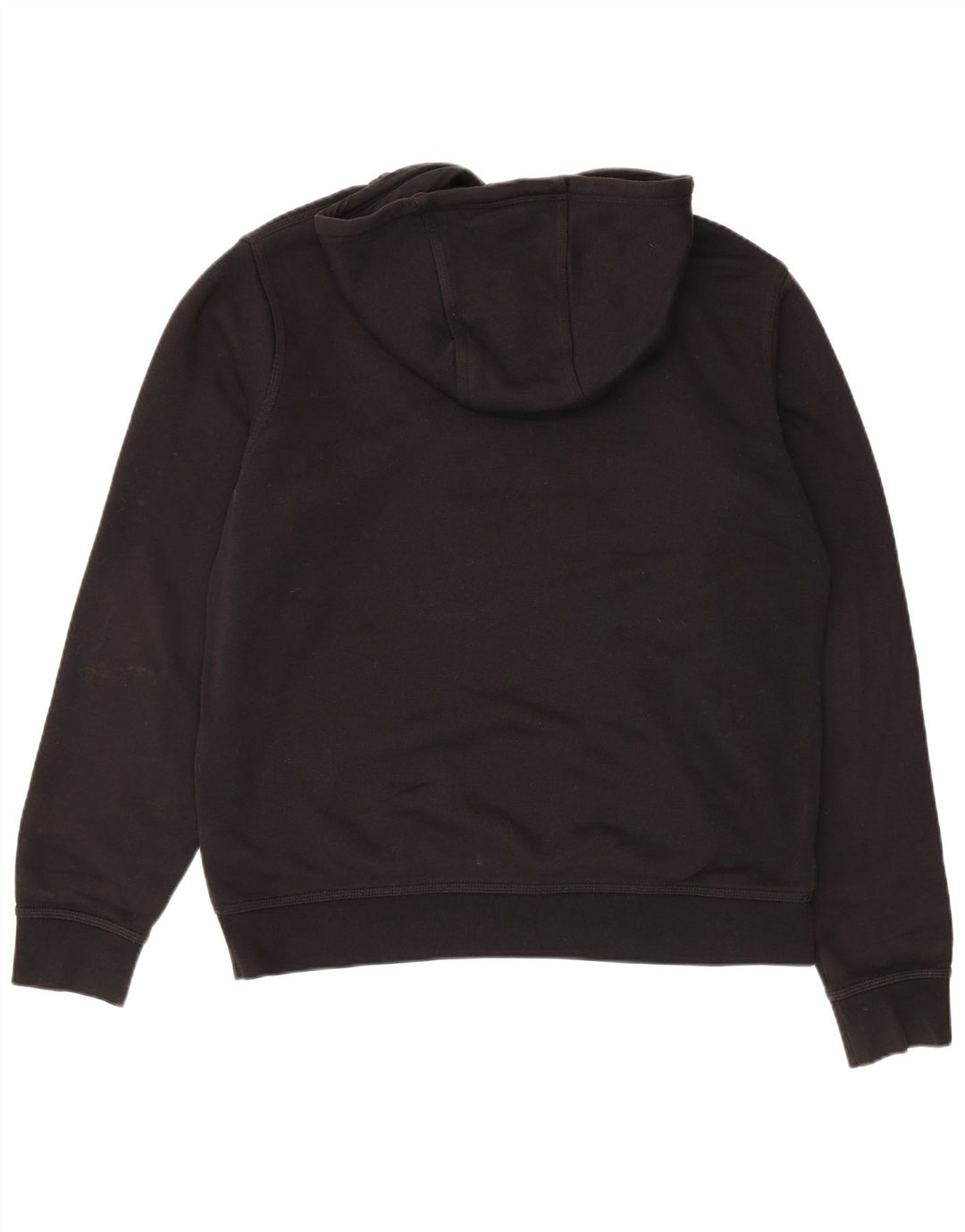 NIKE Sudadera con capucha para hombre, talla grande, algodón negro