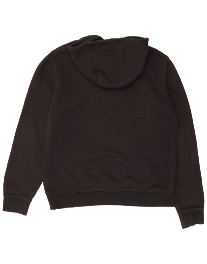 NIKE Sudadera con capucha para hombre, talla grande, algodón negro